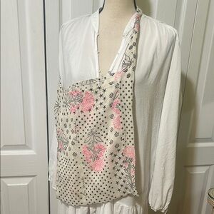 Free People Floral Polka Dot Crossbody Bag